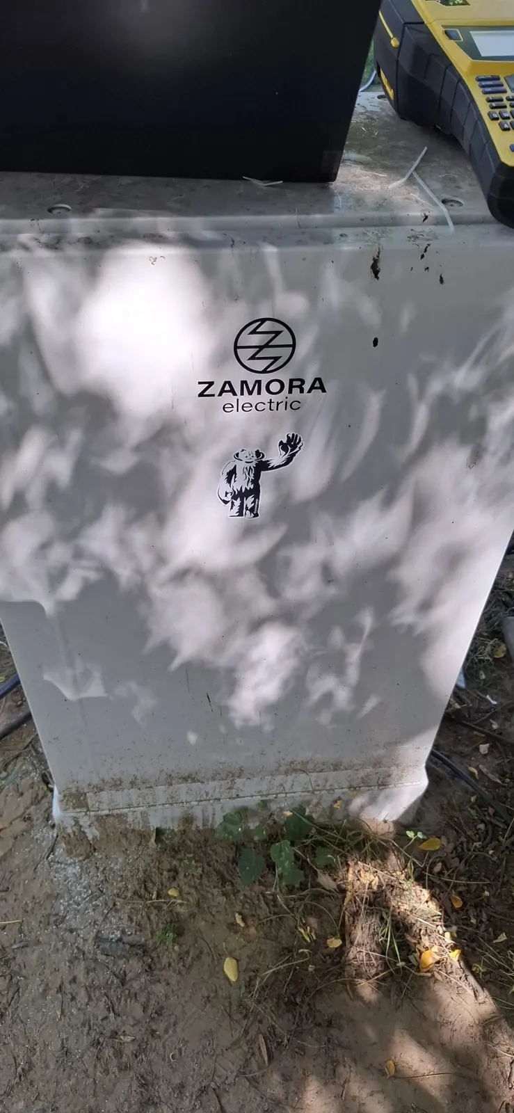 Zamora Electric buitenkast op de camping